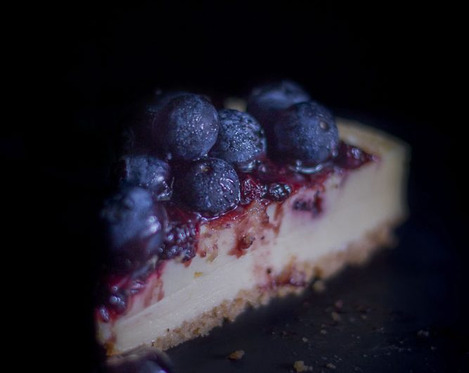 Blueberry cheesecake 