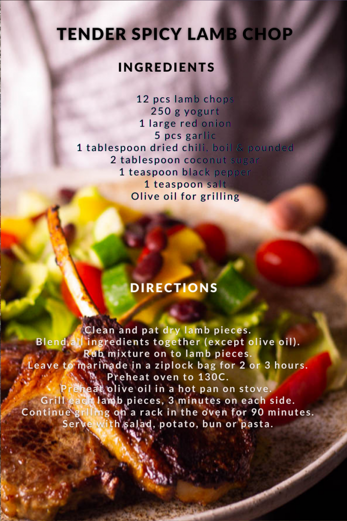 Photo Background with Yellow Burger General Recipe Card 2 gourmetwhisk by mazmin shariff